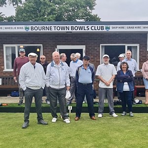 Bourne Town Bowls Club - some of  the members