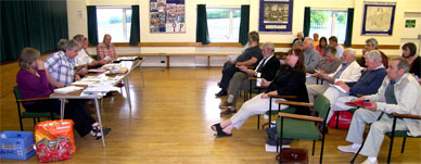 The 2011 Annual Parish Meeting in progress
