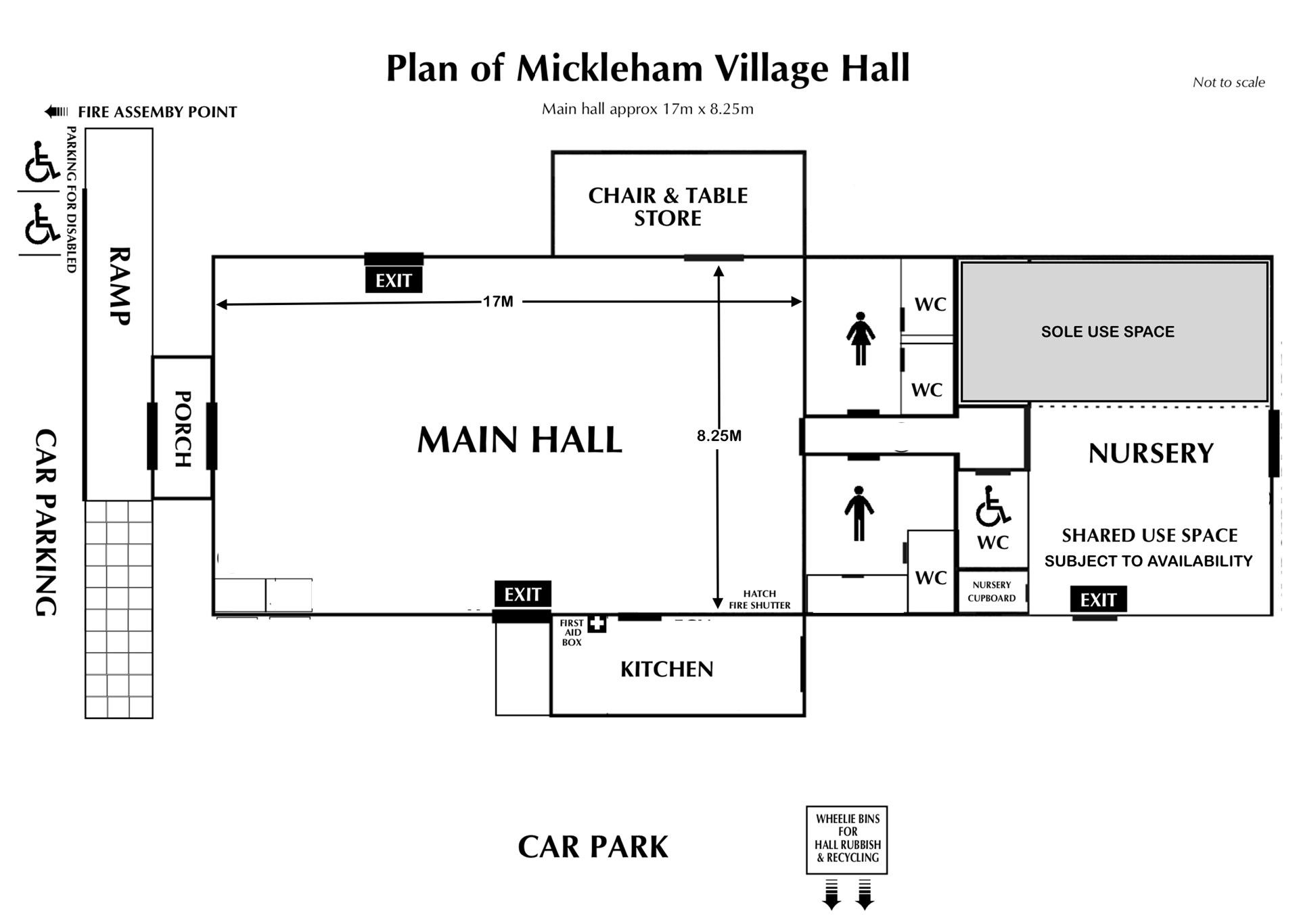 Mickleham Village Hall Facilities