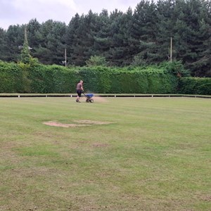 4th Sept 2024 - Re-seeding prior to 6 ton of loam being laid