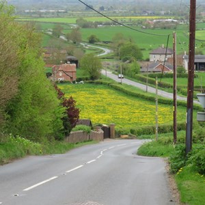 Looking down Bell Hill