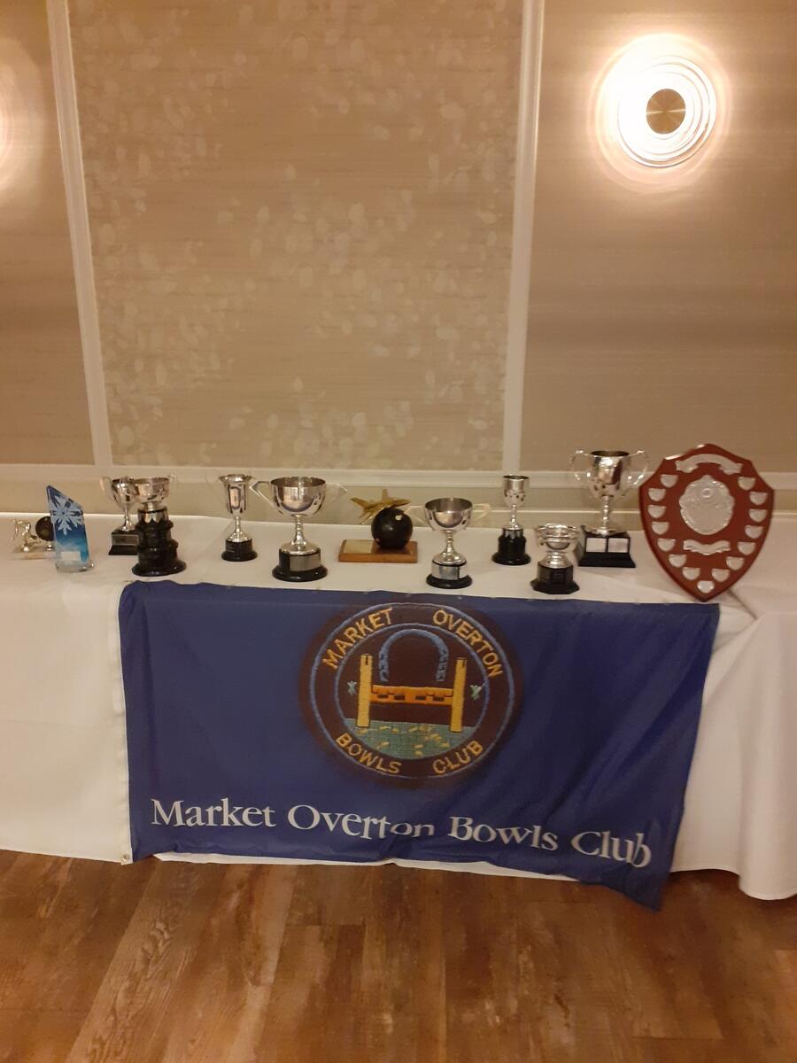 Trophies ready for presentation