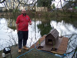 Well done Tony - who constructed the duck house!