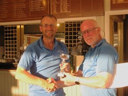 Mike wins the Penfold Par 3 trophy with 17 points