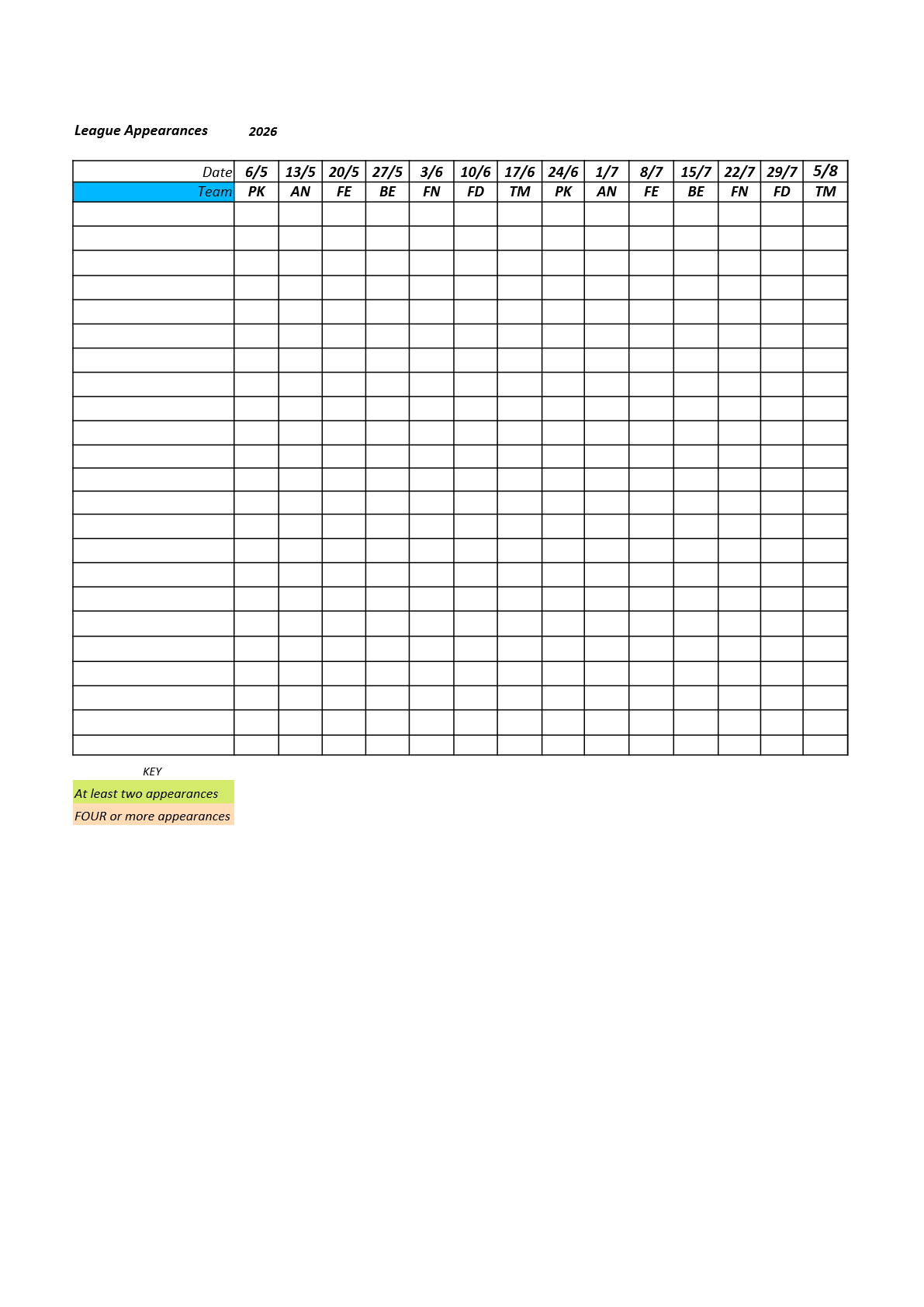  Farnham&District Bowling Association  Crondall-CL