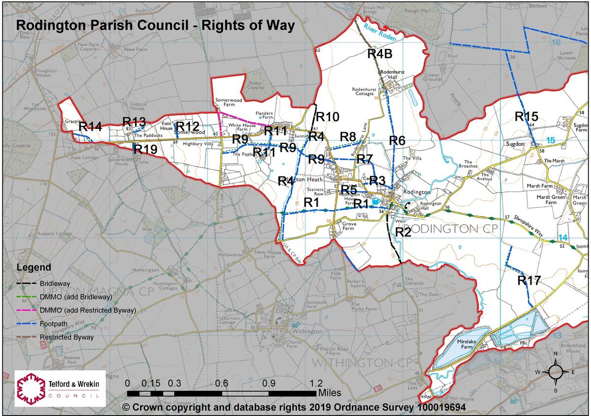 Rodington Parish Council Rodington Parish Pathways Group