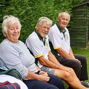 Mary Udell, Mike Ramsden and Ken White from Empingham