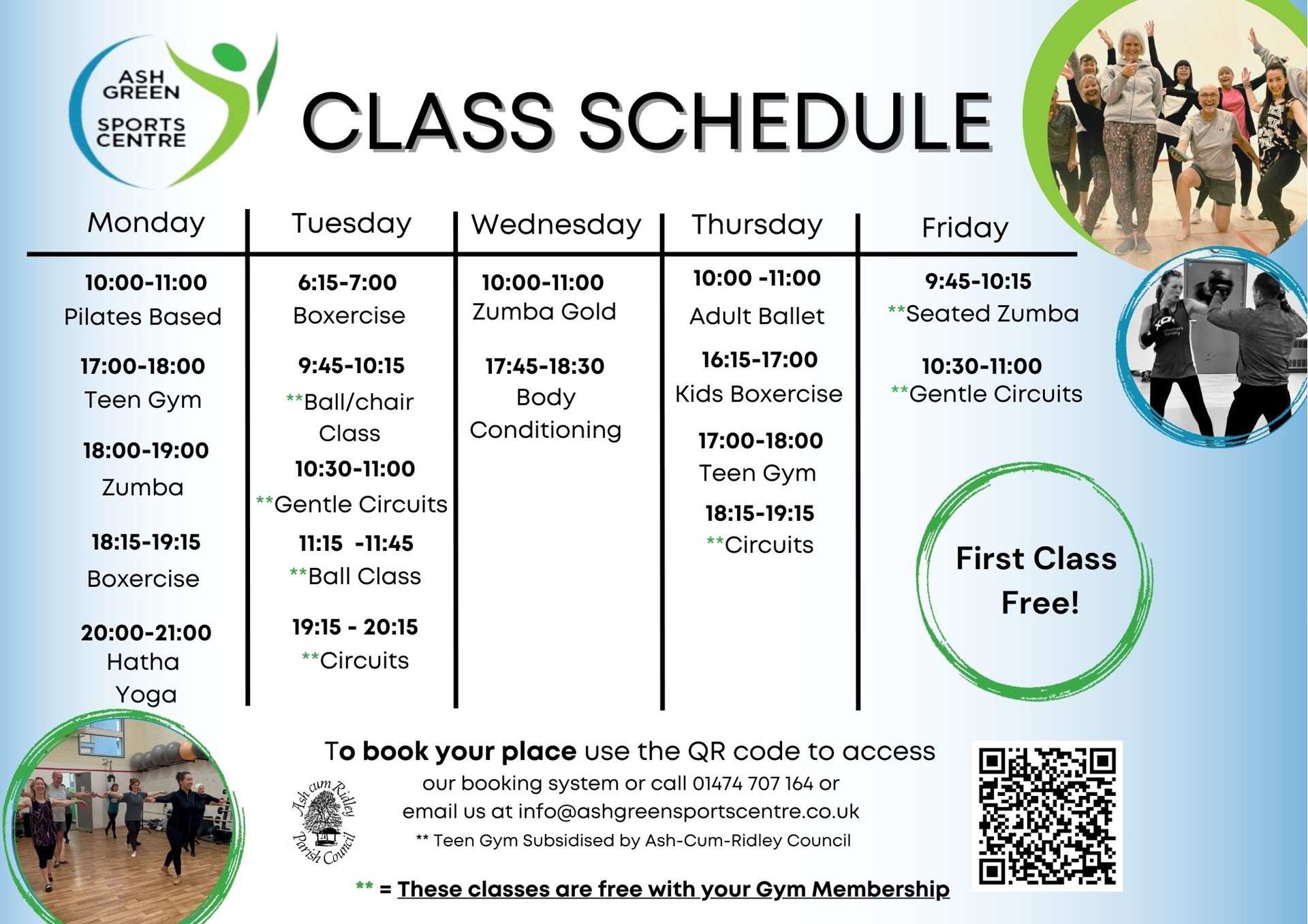 Current Class Schedule