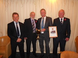 Team Members at the County Presentation Lunch, L to R: Mike Rawle, Mike Windsor, Dave Bishop & Tom Hall
