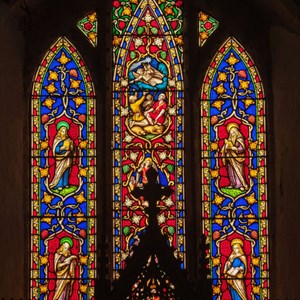 02. 11th century stained glass window