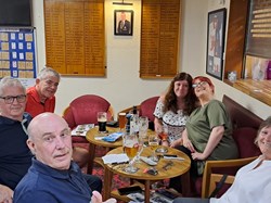 Quiz winners Wednesday 1st August Bernard family and friends. Keith doing quiz next week.
