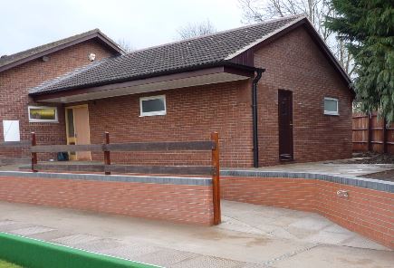 The new changing rooms - 2010 extension The new changing rooms - 2010 extension
