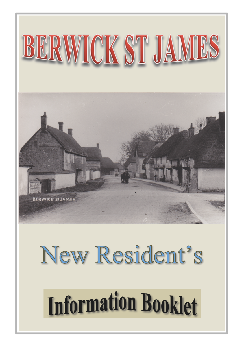 Berwick St James Parish A Welcome Booklet Berwick St James Parish A Welcome Booklet