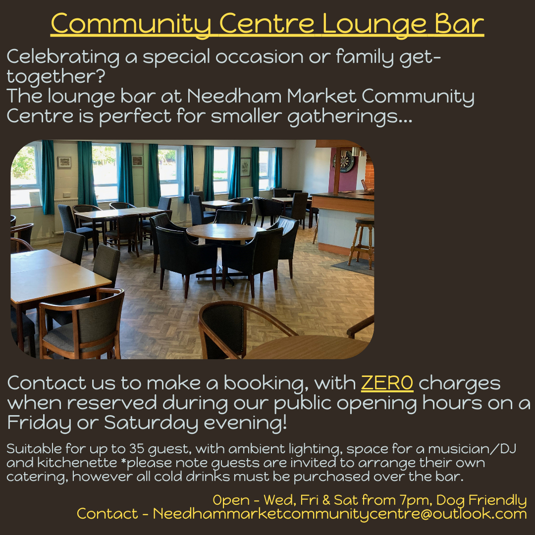 Needham Market Community Centre Lounge Bar