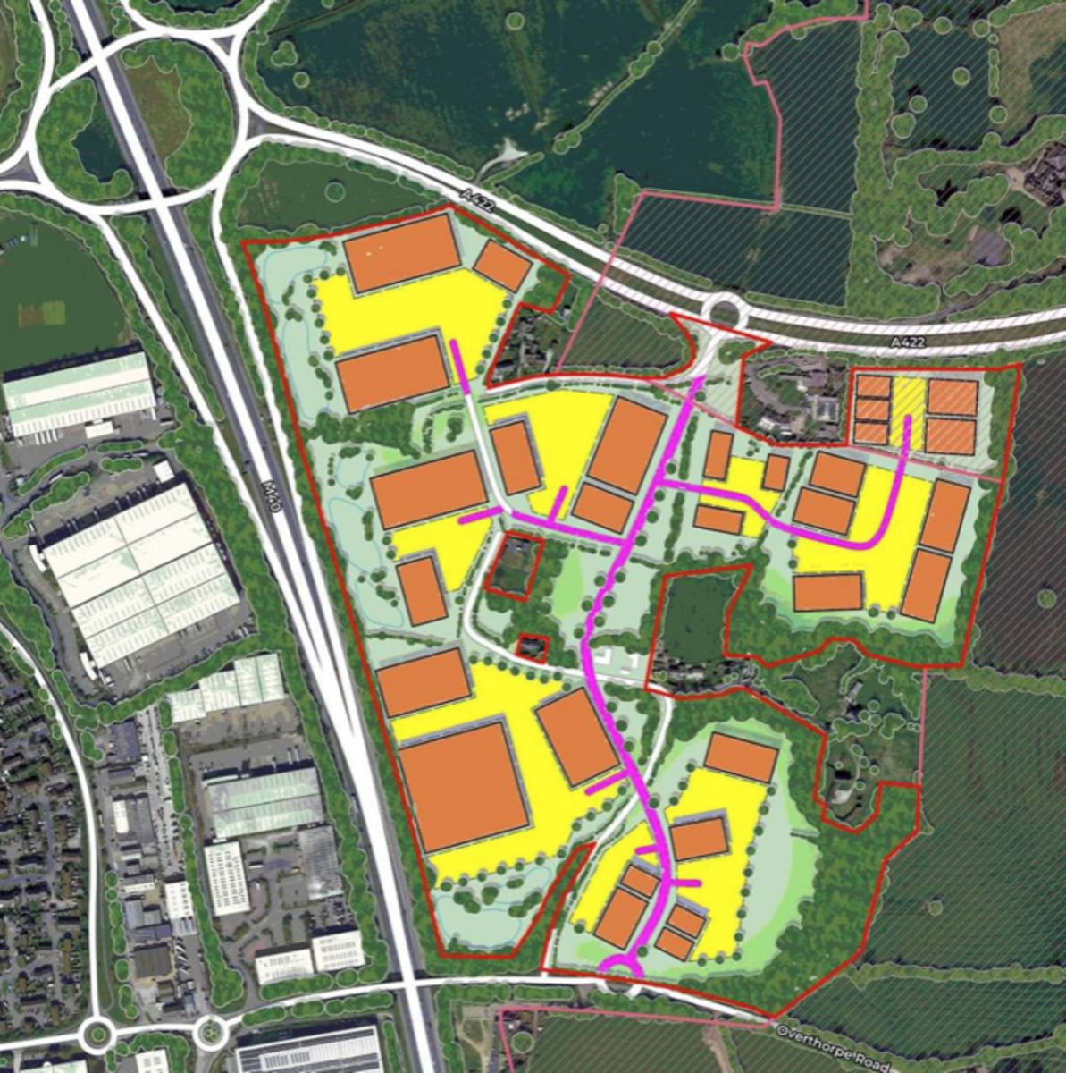 The proposed Nethercote development