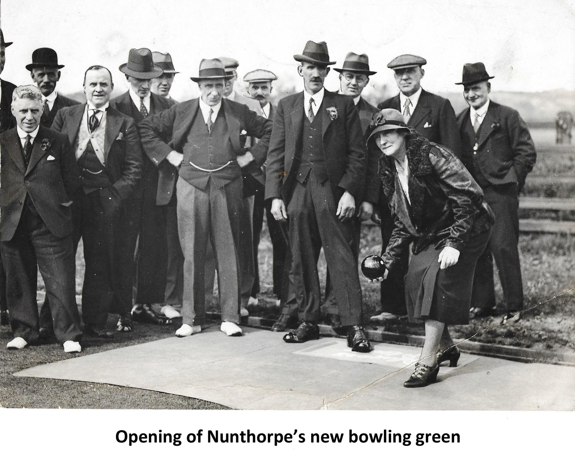Nunthorpe Bowling Club Old Photographs (date unknown)