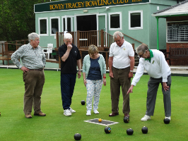 Coaching session with possible new bowlers May 2016