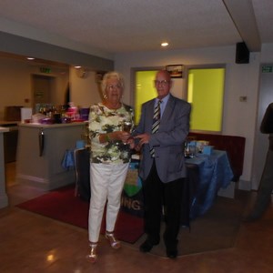 Mixed Pairs Runner Up Janet Cousner