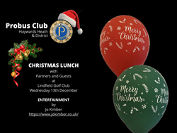 Haywards Heath and District Probus Club Our 2024 Christmas Lunch