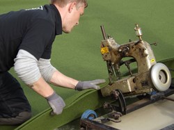 Cowplain Bowling Club The Laying of the Carpet