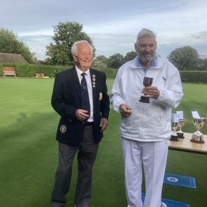Ian Hulley receives the Two Woods Trophy