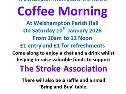 Welshampton & Lyneal Parish Hall Coffee Mornings