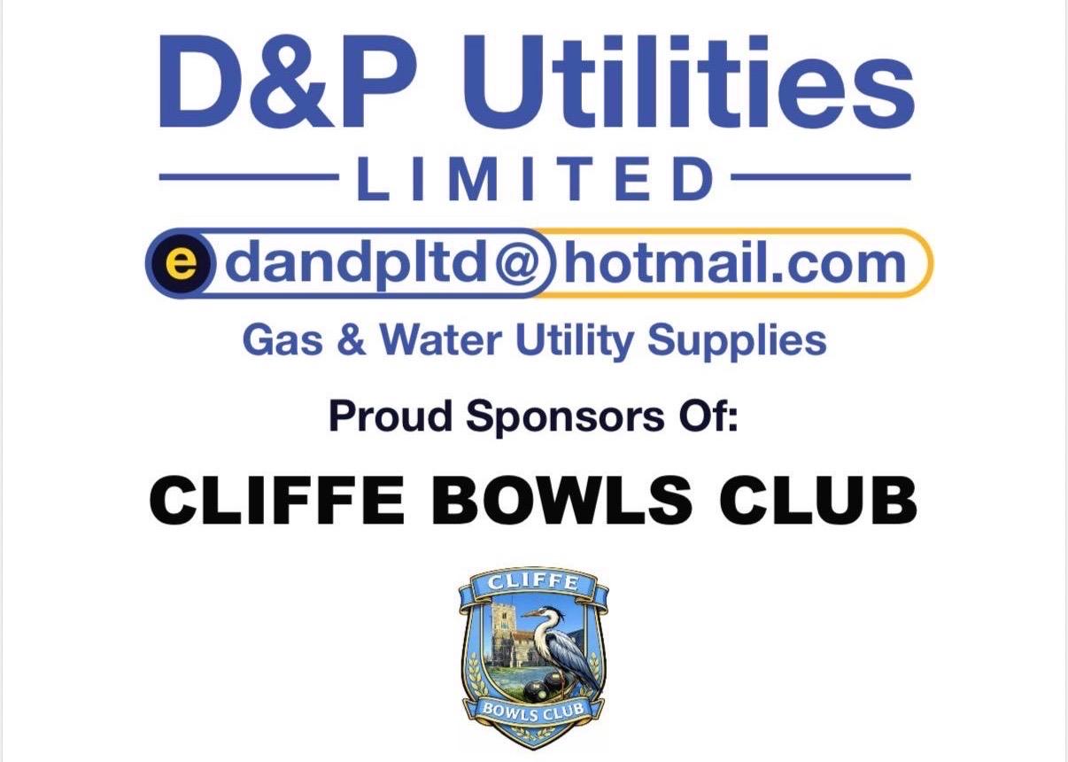 Cliffe Bowls Club Mat & Scorecard Sponsor