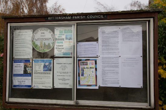 Noticeboard, Wittersham Parish Council