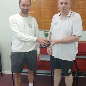 Novice Runner Up Matt with Winner Mark