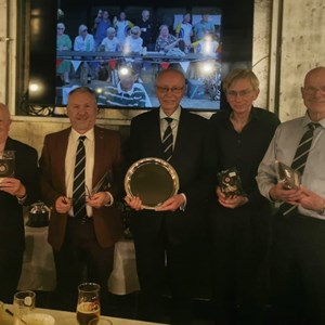 Middlesex Senior Fours Winners - Mike, Perry, Kevin, Steve, Charlie