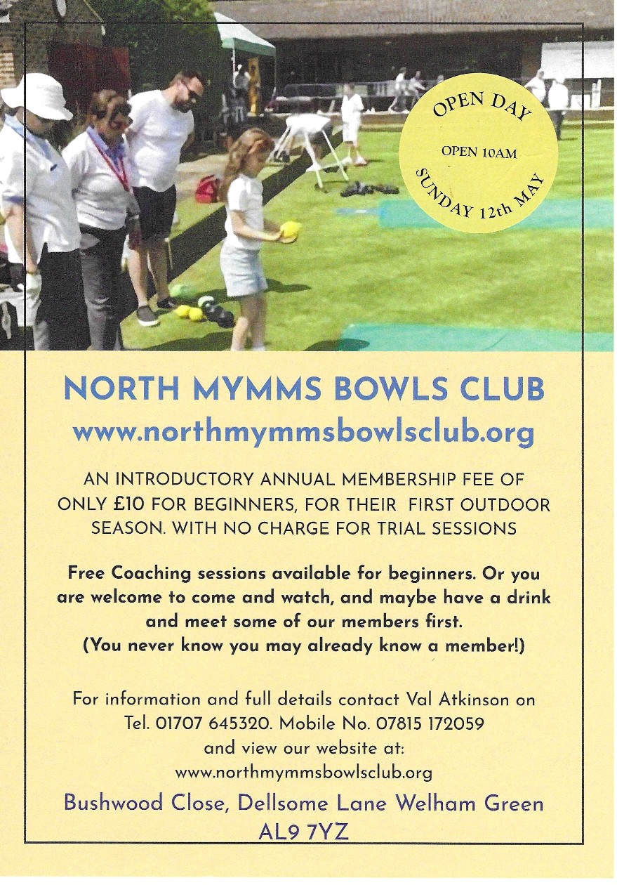 North Mymms Bowls Club  Home