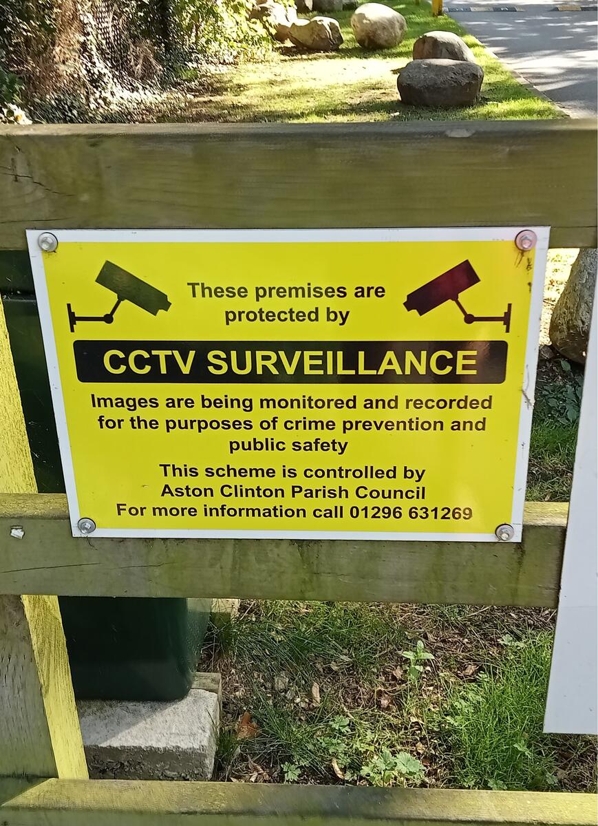 Aston Clinton Parish Council CCTV Surveillance