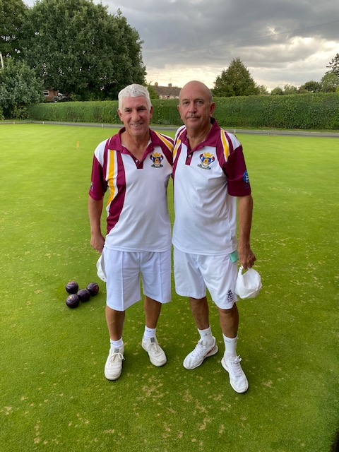 Men's Singles Finalists Pete Leverett and John Townley