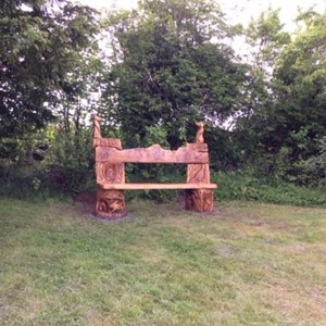 Abdon Memorial bench and garden