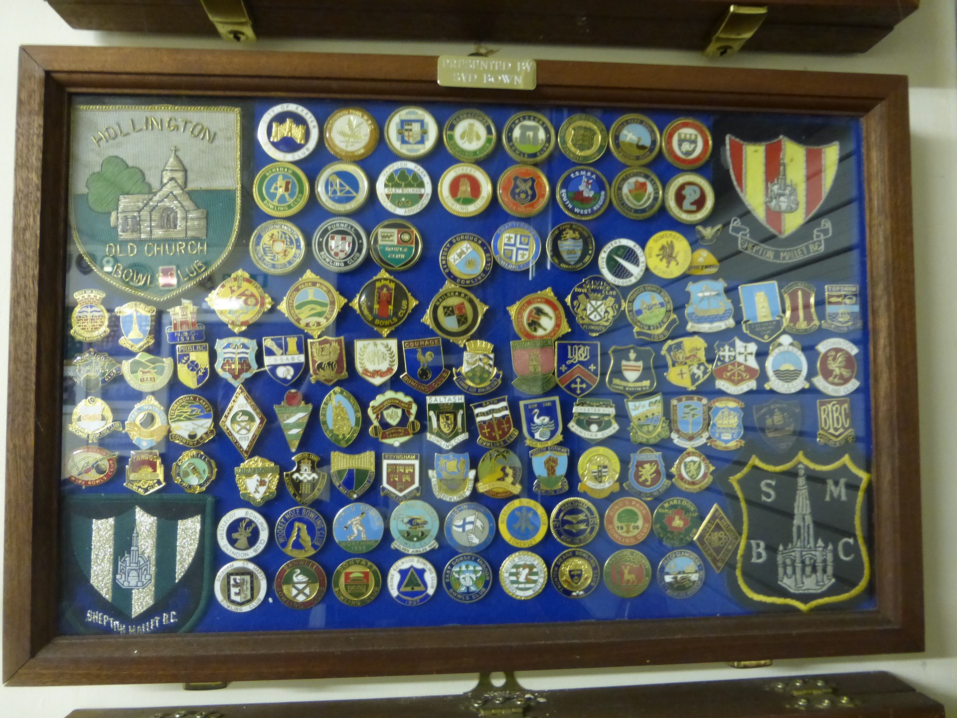 Badges of Syd Brown 2/3. He was Club Member of the year in 1990.