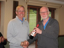 Steve takes the winners prize