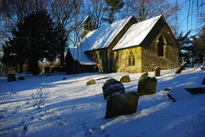 St. Margaret's Church in winter