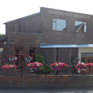 Westgate-on-Sea Social Club clearly showing Westgate in Bloom