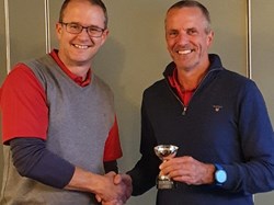 Steve had a busy day winning the stableford competition, the Clothier cup and a member of the Strings winning team, well done