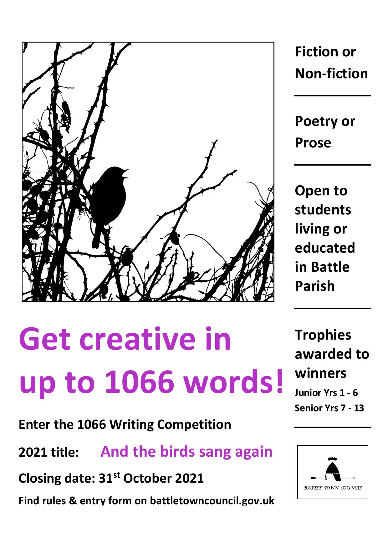 Battle Town Council Writing Competition Battle Town Council Writing Competition