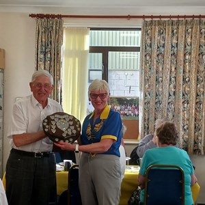 Our President receives '24 Reflex Shield