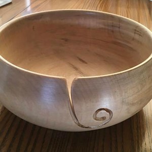 Yarn bowl made by a member