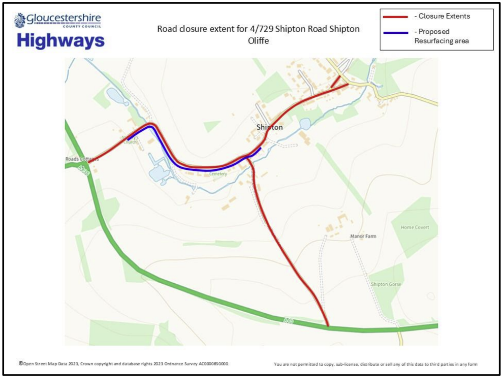 Shipton Village Road Resurfacing in Shipton Shipton Village Road Resurfacing in Shipton