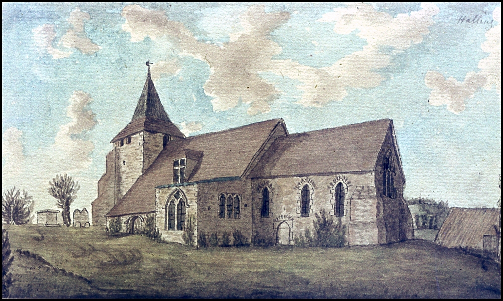 The church in 1830