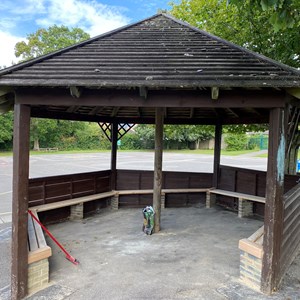 Padnell Junior School gazebo repair