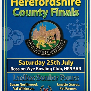Bowls Herefordshire Ladies Competition Schedule 2026