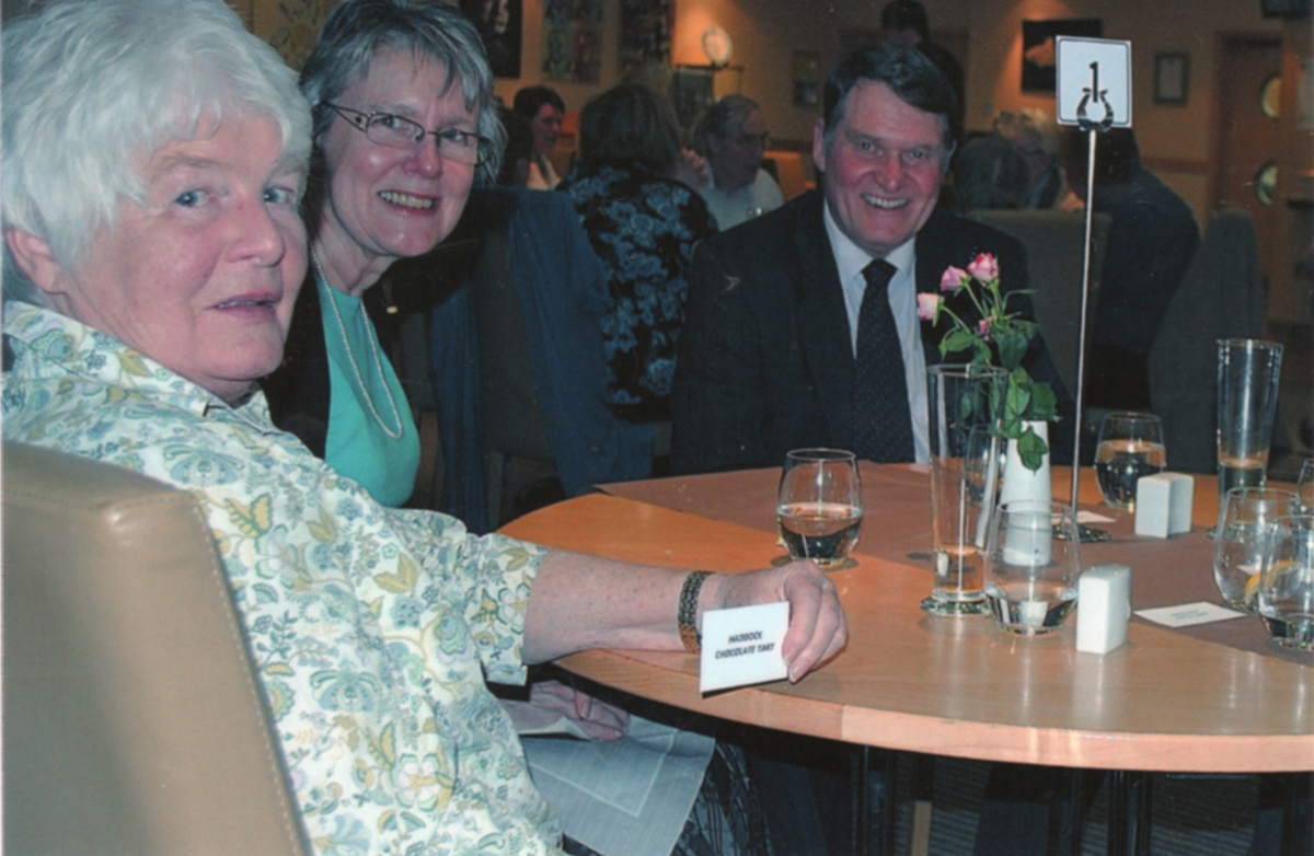 2014 Annual Lunch, Daphne Goring, Janet Crabtree, John Wilkinson