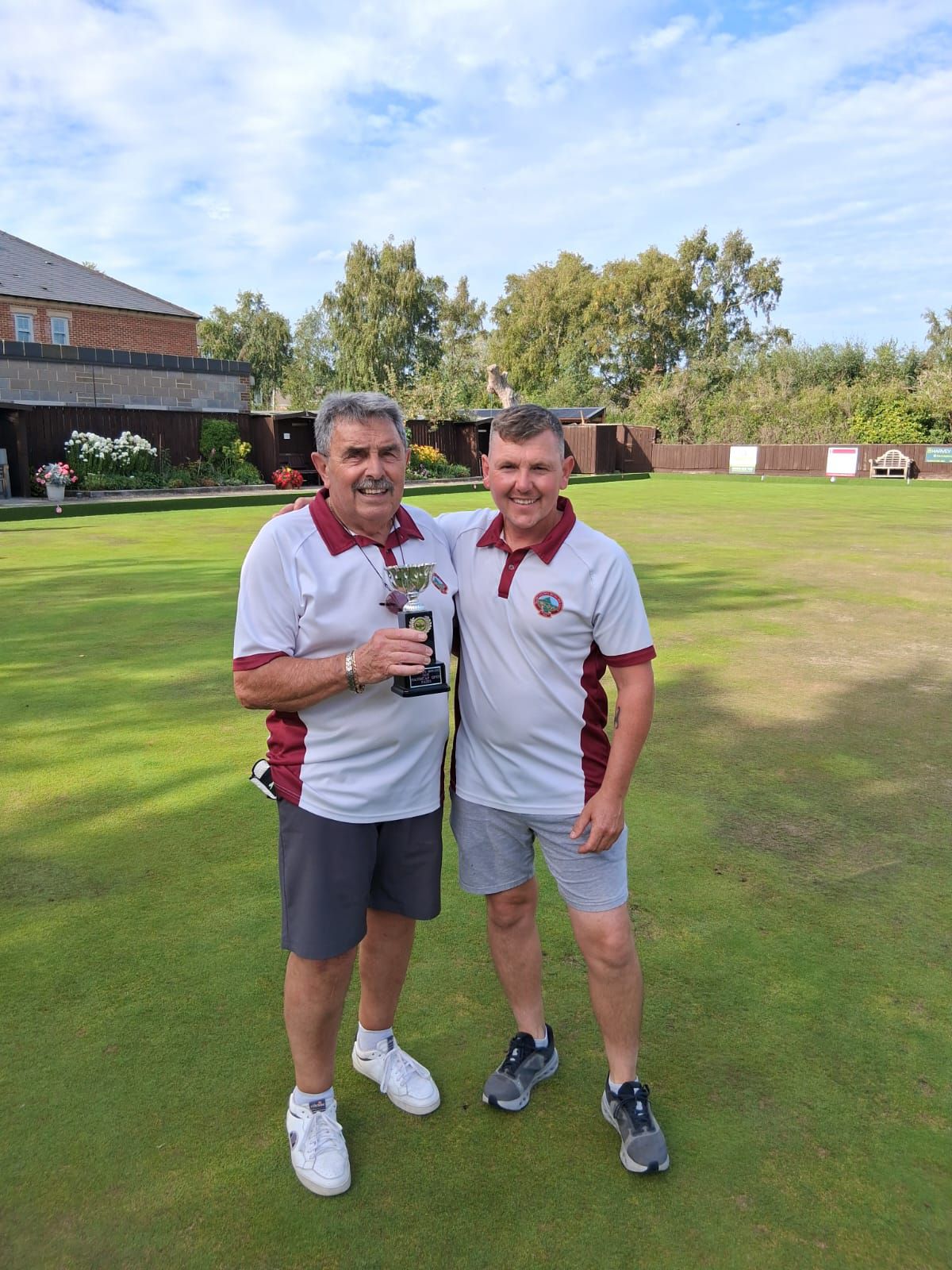 Brian Noble and Billy Moore win the Open Pairs Handicap