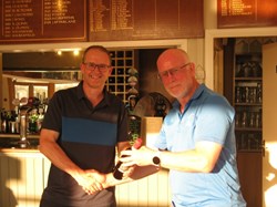Not to be outdone Tim matched the morning round score with 38 points to take the afternoon prize