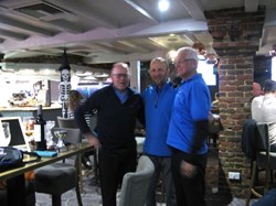 A rather out of focus of the team winners minus Richard